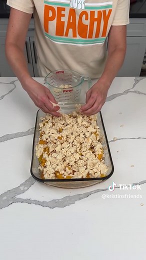 Easy Peach Dessert Recipe | Delicious and Simple Dessert Ideas