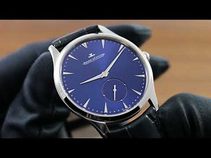 Jaeger-LeCoultre Master Ultra Thin Small Second 1358480 Showcase Review