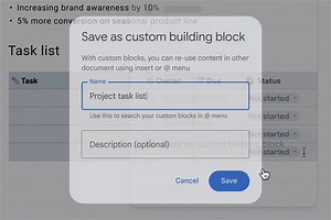🔨 Building Blocks in #GoogleDocs = your new secret weapon for productivity! Learn more → https://goo.gle/43FecUE | Google Docs