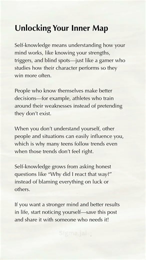 Self-Knowledge: The Secret Skill for Better Decisions.