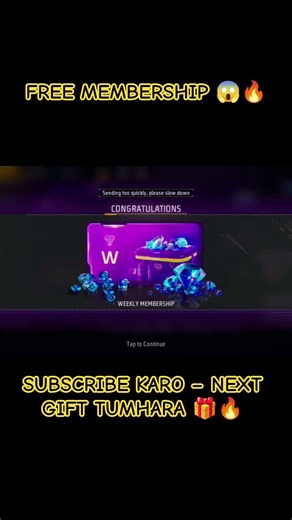 Subscriber Ko Weekly Membership Gift 🎁🔥 | Loyalty Level MAX 😱
