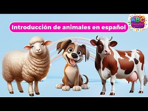 Introducción a los animales domésticos para niños | Aprende de forma fácil para niños