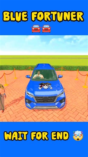 🤩New Blue Fortuner Delivery 🤯 🤩| Indian Theft Aura Simulator Gameplay #shorts #indiantheftauto