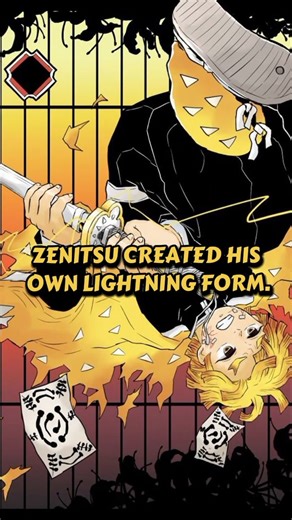 Zenitsu forged his own lightning. ⚡🔥#Zenitsu #DemonSlayer #ThunderBreathing #kimetsunoyaiba