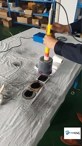 Watch Electrostatic Flocking Machine Portable Electrostatic Flocking Printing Kit for Textile Insole Toys on Amazon Live