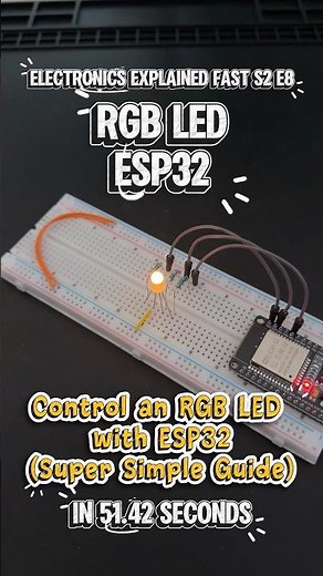 RGB LED with ESP32 (Super Simple Guide) #RGB #LED #RGBLED