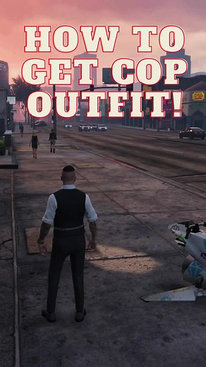 How to get the cop outfit in GTA 5 online! #GTA #gaming #moddedoutfits | gta 5