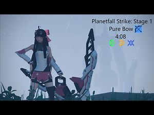 PSO2NGS: Planetfall Strike Stage 1-5 Pure Bow | 星崩の猛攻 Stage 1-5 弓のみ (4:08)