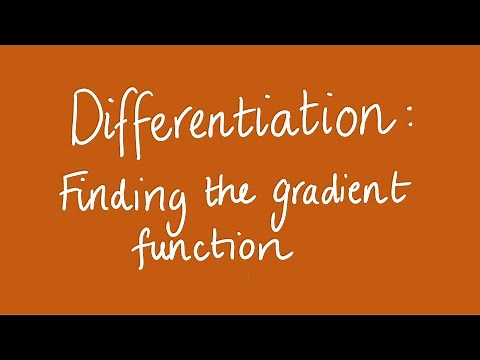 Differentiation: Finding the gradient function | Unit 1 and 2 VCE Maths Methods