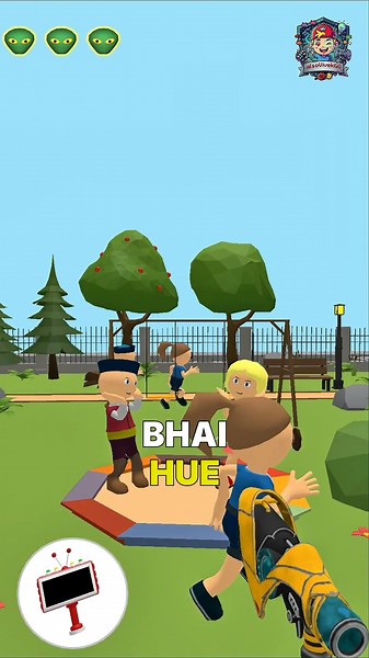 99.6969% People Can't Find Alien's In This Park #shorts #gamplay #alien #run #funny