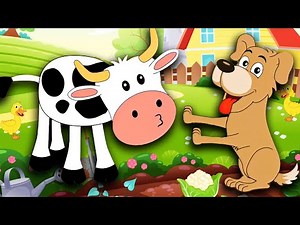 Old Mac Donald Had A Farm Nursery Rhyme Compilation - Animal Songs for Kids | Kids Learning Videos