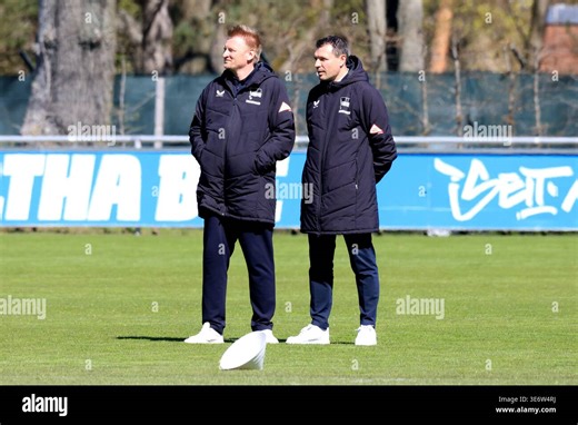 04/08/2026, Sportforum, Berlin, DEU, DFL, 2nd FBL Hertha Berlin, Training, In the picture Benjamin Weber (Sports Director, Hertha Berlin Berlin) DFL - regulations prohibit any use of Photographs as image sequences and/or quasi-video Photo: Juergen Engler Stock Photo - Alamy