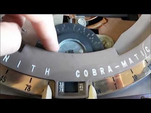 Zenith Custom Super Phonic Cobramatic record changer restore Part 1