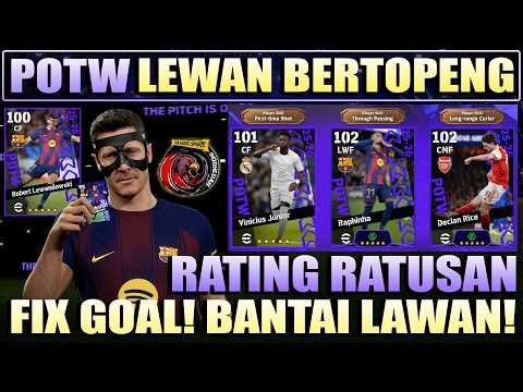 WOW LEWANDOWSKI BERTOPENG! VINI 101 STRIKER, RAPINHA 102! BANYAK RATING RATUSAN! BANTAI LAWAN!