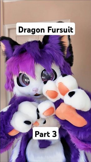 Making dragon fursuit Part 3