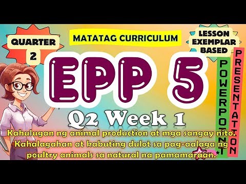 EPP 5 Quarter 2 Week 1 MATATAG Curriculum PowerPoint Presentation