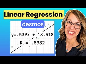 Scatter Plot and Linear Regression in DESMOS