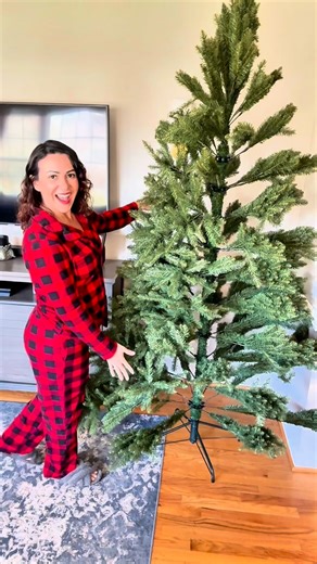 Amazon Christmas Tree 🎄 This is our first fake Christmas Tree, and I was so excited to see how it would look like. And even needing a little bit of work to fluffy it and open up all the little branches, I am telling you is totally worth for the price 😍 7.5ft Unlit Tree - Very Realistic Look, great value for the price. If you are a last minute buyer, don’t look further, grab your tree in the link in bio, and you can thank me later 😌 Ho-Ho-Ho 🎅🏻🌲💁🏻‍♀️✨ @nationaltreecompany @amazonfinds #ea