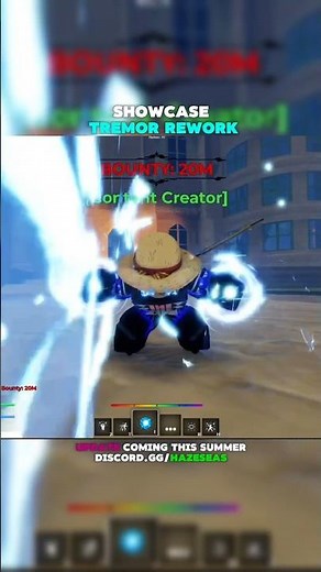 Showcase Tremor rework #hazepiece #hazeseas #roblox #fy