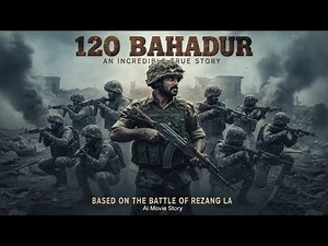120 Bahadur Full Movie | Farhan Akhtar, Raashii Khanna ( Actors Ai ) AI Hindi Movie Review
