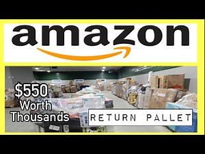 We Bought An AMAZON Returns Pallet For $550 | Unboxing $3700 In MYSTERY Items