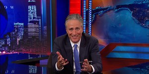 'The Daily Show' takes a small pause in the conversation to say farewell to Jon Stewart