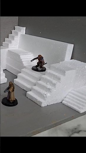 Simple Polystyrene Wargame Terrain #40k #necromunda #ageofsigmar #dungeonsanddragons #wargaming