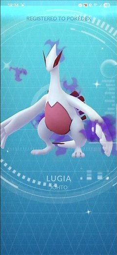 Pokémon GO - Catching a Shiny Shadow Lugia