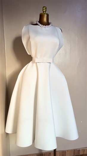 Plus size(16,18,20) Naalya next to shell 256703981301 #whitedress #plussize