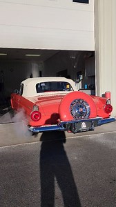 New arrival! This is one very special 1956 Ford Thunderbird Convertible with a lot of history. Stay tuned! #Ford #Thunderbird #history #classiccar #Convertible | MS Classic Cars