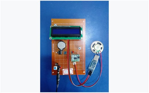 基于51单片机的语音自动报时设计-LCD1602-WT588D语音播报-串口电脑控制-DS1302DIY开发板套件18-820