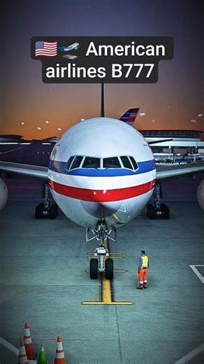 EPIC American Airlines B777 Takeoff from Las Vegas! 🇺🇸🎰 | Massive Power #shorts