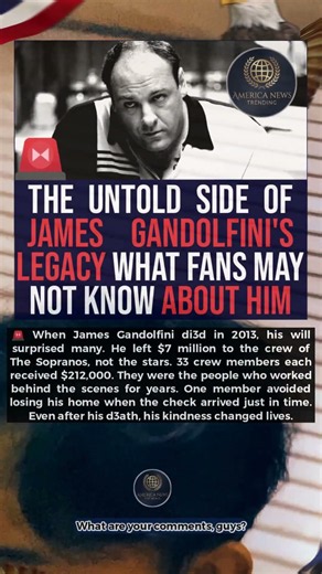 😲 The Unexpected Legacy Of James Gandolfini That Still Surprises Fans Years Later 🎬 #BreakingNews #U
