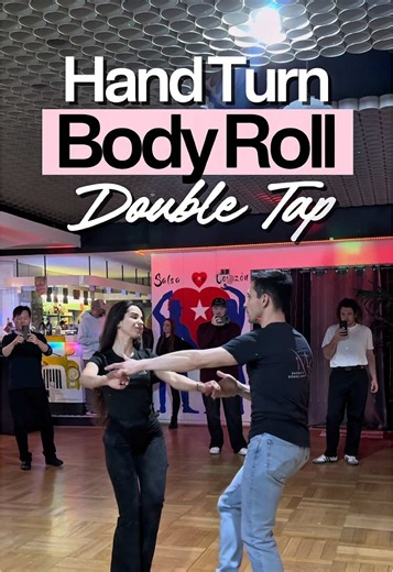 Bachata Combo: Hand Turn, Body Roll & Double Tap 🌱 . #bachata #bachatadance #bachatatutorial #tutorial #dancetutorial
