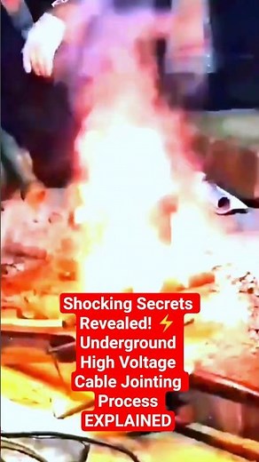 "Shocking Secrets Revealed! ⚡ Underground High Voltage Cable Jointing Process EXPLAINED! 🛠️🚧"#under