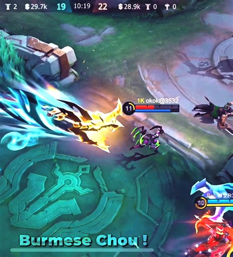 Damage 💀 #burmesechou #mlbb #foryou #fyp #chou