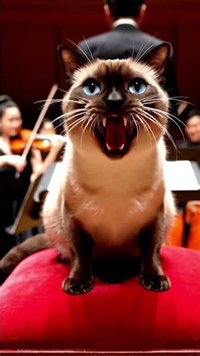 🎻 When the Opera Singer Is… a Cat! 😹 | World’s Funniest Orchestra Moment