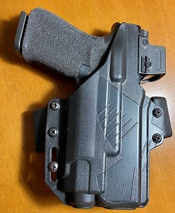 You have a Glock 19 MOS Red Dot and light how do you IWB...