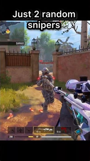 Just 2 random snipers in codm