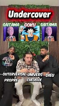 Jeu Undercover manga / anime special Dragon ball Goku One punch man #dragonball #anime #manga #goku