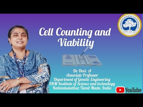 Cell Counting and Viability | Animal Biotechnology | Genetic Engineering | SRM
