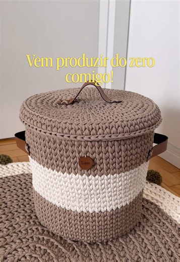 Curso de crochê com fio de malha — aprenda a fazer peças grandes