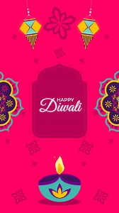 An animation of Diwali festival celebration illustration | Free Stock Video Footage