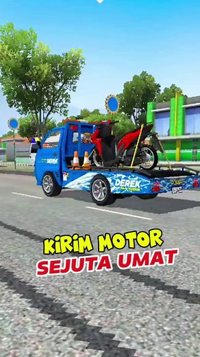 Kirim Motor Sejuta Umat di Bus Simulator Indonesia