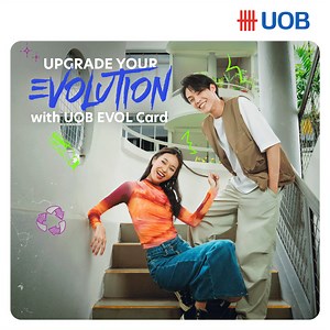 Upgrade your evolution with UOB EVOL Card. Enjoy 10% cashback on online, mobile contactless and overseas in-store FX spend, so you can maximise your savings when you're spending on the things you love! | UOB
