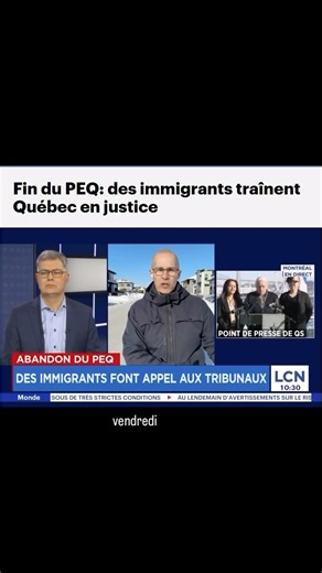 Le Québec c’est nous aussi on Instagram: "Les orphelins du PEQ haussent le ton ! Une action juridique s’organise pour faire reconnaître la faute du gouvernement québécois dans l’application de ces décisions en lien avec la fin du PEQ 🔥‼️ Le gouvernement a-t-il commis une faute en abolissant le PEQ après un gel et sans aucune transition? ➡️ réponse devant la justice ⚖️🧑‍⚖️ Notons la participation à ce recours comme soutien, du député des français d’Amérique du Nord @cjweissberg 🇫🇷 #peq #just