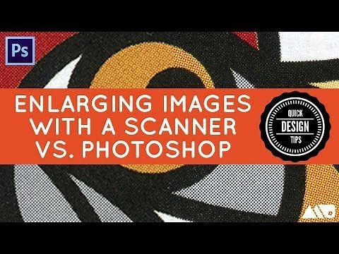 Quick Design Tips: Enlarging Images Using a Scanner vs. Photoshop