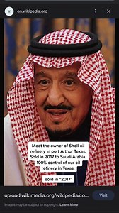 14K views · 95 reactions | Meet the Saudi Arabia Shell Texas Oil Refinery owner. This is the largest oil refinery in the United States. | Keith Kuder | Facebook