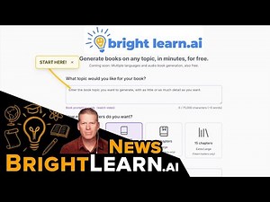 Inside Brightlearn.ai: Live Demo of the Next-Gen Book Creation Engine