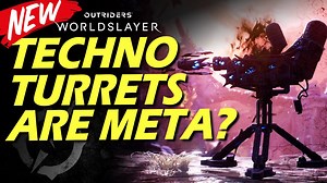NEW TECHNOMANCER AP TURRET BUILD / Outriders WorldSlayer